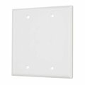 American Imaginations Square White Electrical Plate Cover Plastic AI-37106
